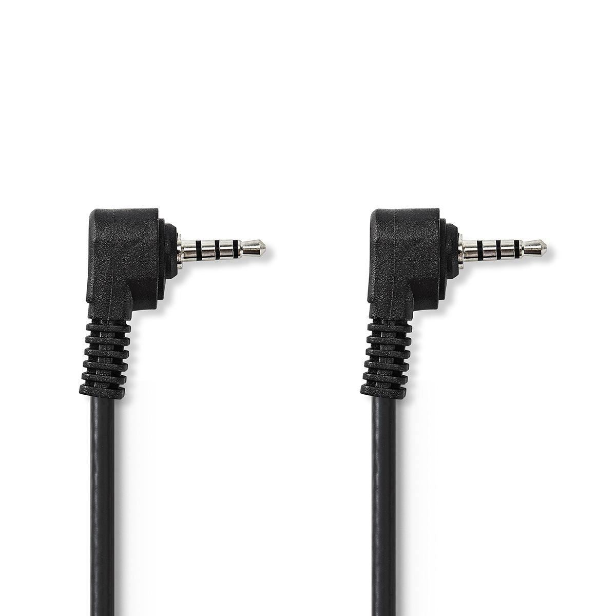 Nedis 3.5mm AV Cable 3.5mm AV Male to 3.5mm AV Male 1m Black CVGB22000BK10