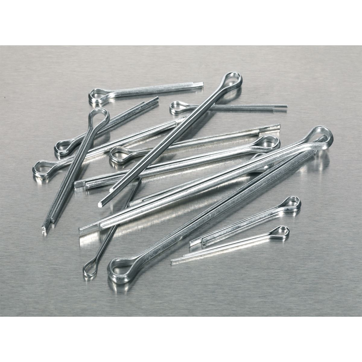 Sealey Split Pin Assortment 555pc Small Sizes Imperial & Metric AB001SP