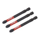 Premier Pozi #3 Impact Power Tool Bits 75mm - 3pc AK8259