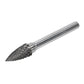 Sealey Tungsten Carbide Rotary Burr Arc Pointed Nose 10mm SDB03