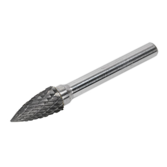 Sealey Tungsten Carbide Rotary Burr Arc Pointed Nose 10mm SDB03