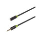 Konig Stereo audio extension cable 3.5mm male to female 1m grey - CABW22050AT10