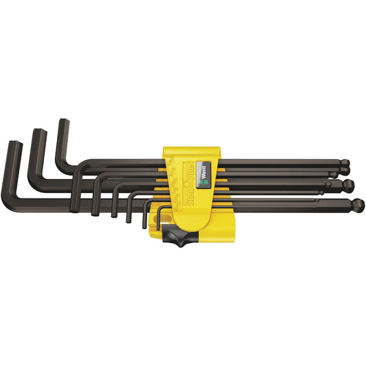 Wera 950Pkl/9Szn Hex Key Set 5/64" -3/8"  Long Ballend 9Pc 022171