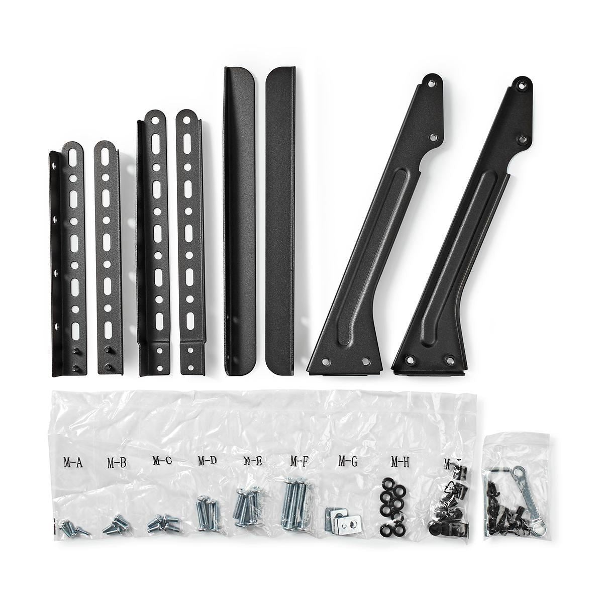 Nedis TV Stand 32 to 65" Max. 50 kg Vertical height adjustment - TVSM1050BK