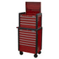 Sealey 7 Drawer Rollcab & 4 Drawer Topchest Combination AP3411STACK