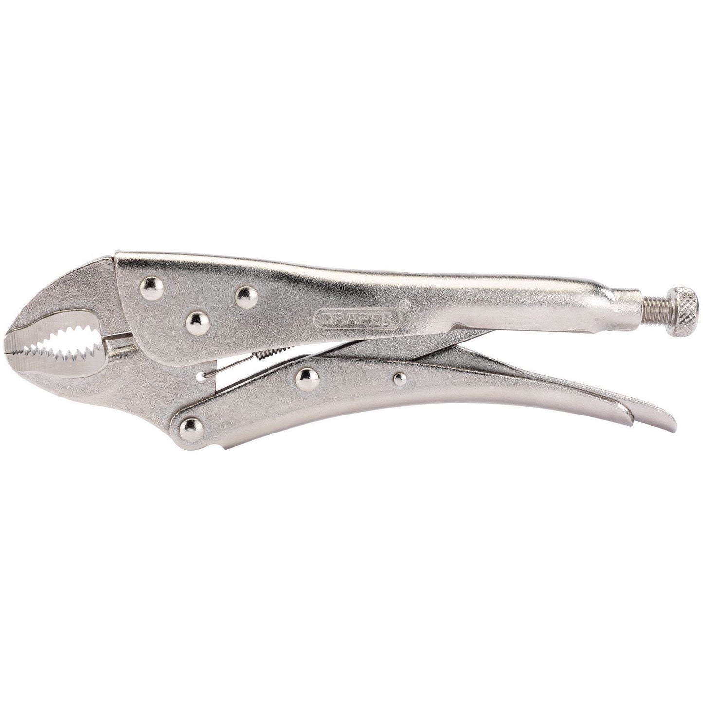 Draper Curved Jaw Self Grip Pliers, 220mm 9006A - 35369