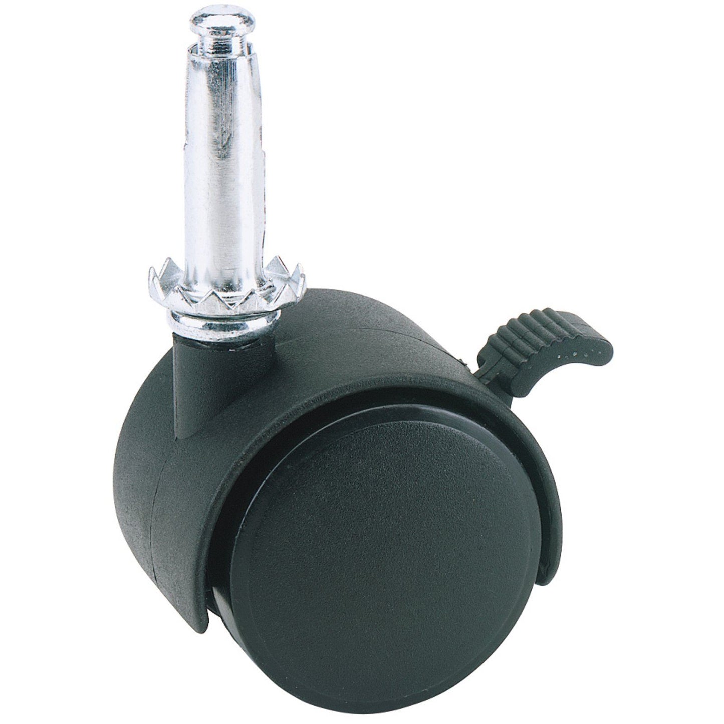 Draper 40mm Diam Nylon Castor with Brake - S.W.L 25kg Professional Tool 65467