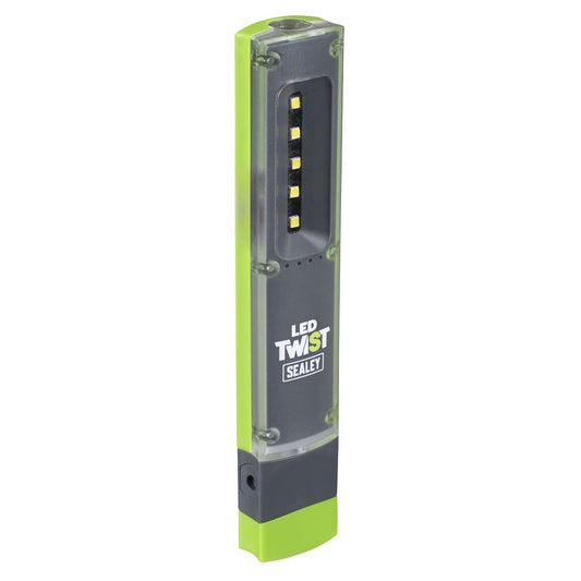 Sealey LED Twist Rechargeable Inspection Light 1W & 1W SMD LED201G