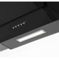 Baridi Angled Chimney Cooker Hood with Carbon Filters & LED Lamp 90cm