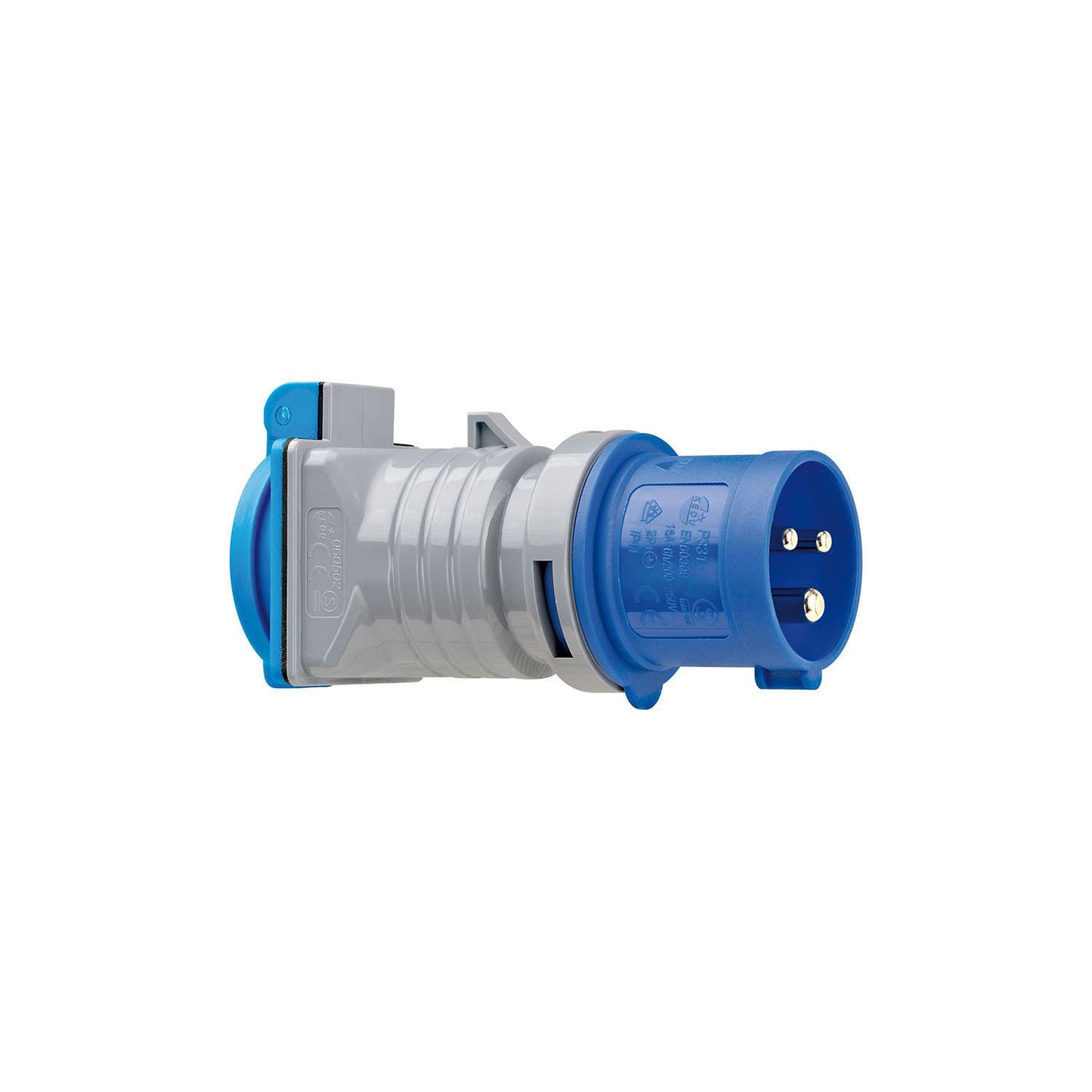 Brennenstuhl AC Power Plug Perilex / Schuko / Type F (CEE 7/7) Grey BN-1080990