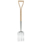 Draper Draper Heritage Stainless Steel Border Fork with Ash Handle - 99011
