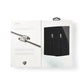 Nedis 1m Digital Audio Cable TosLink Male to TosLink Male Gun Metal Grey Braided - CATB25000GY10