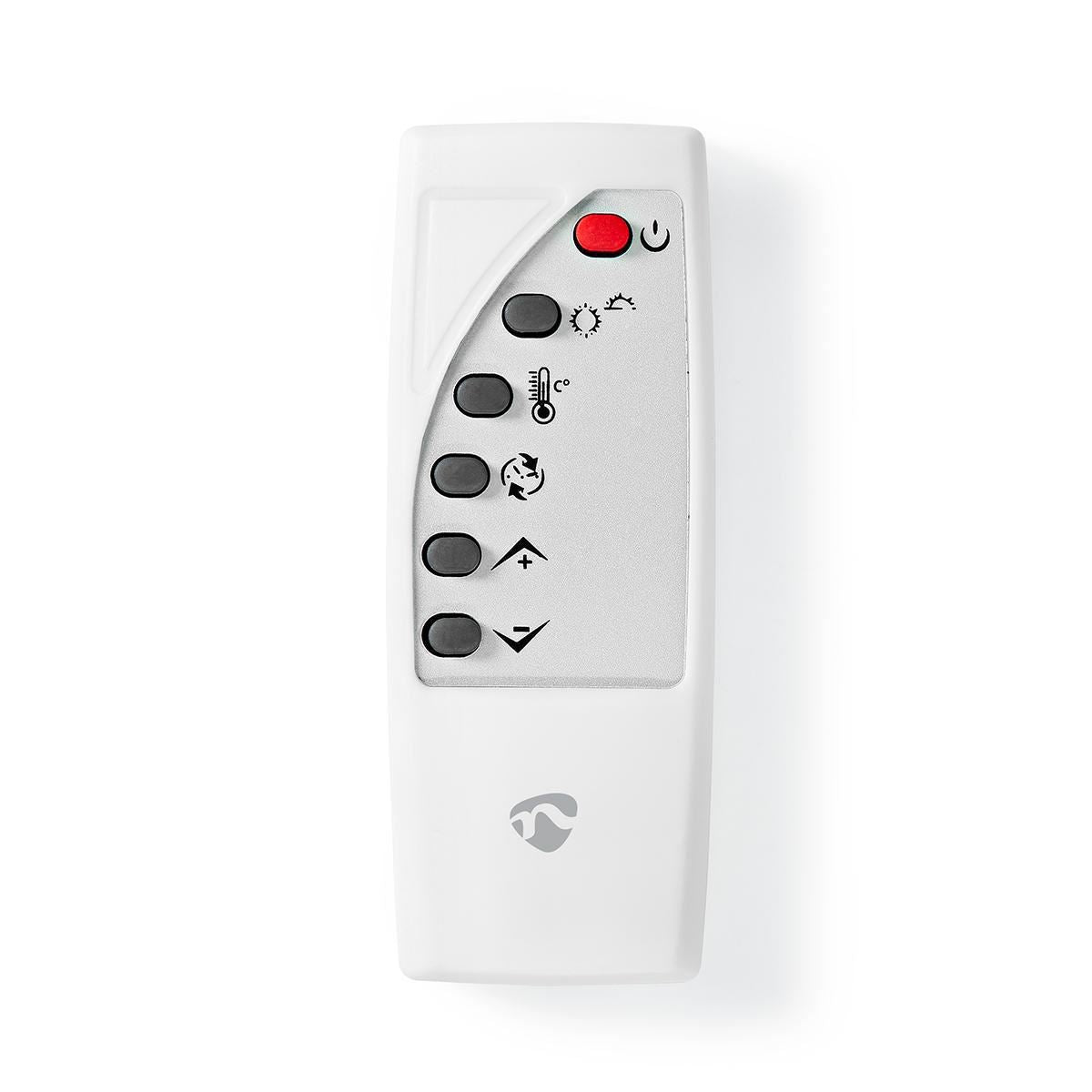 Nedis Wi-Fi Smart Convection Heater Thermostat Glass Front Panel 2000W White - WIFIHTPL20FWT