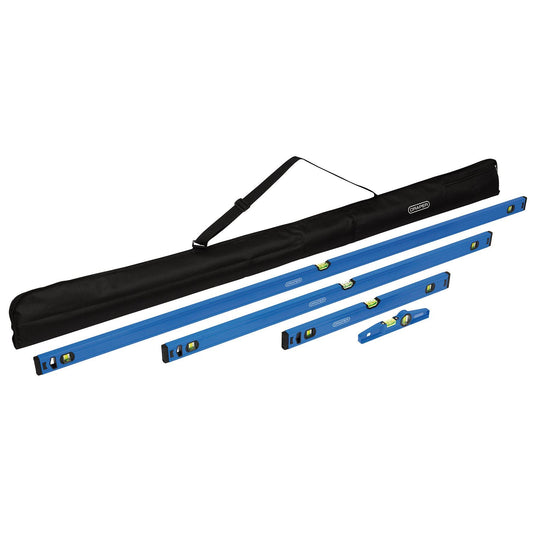 Draper Box and Torpedo Spirit Level Set (4 Piece)