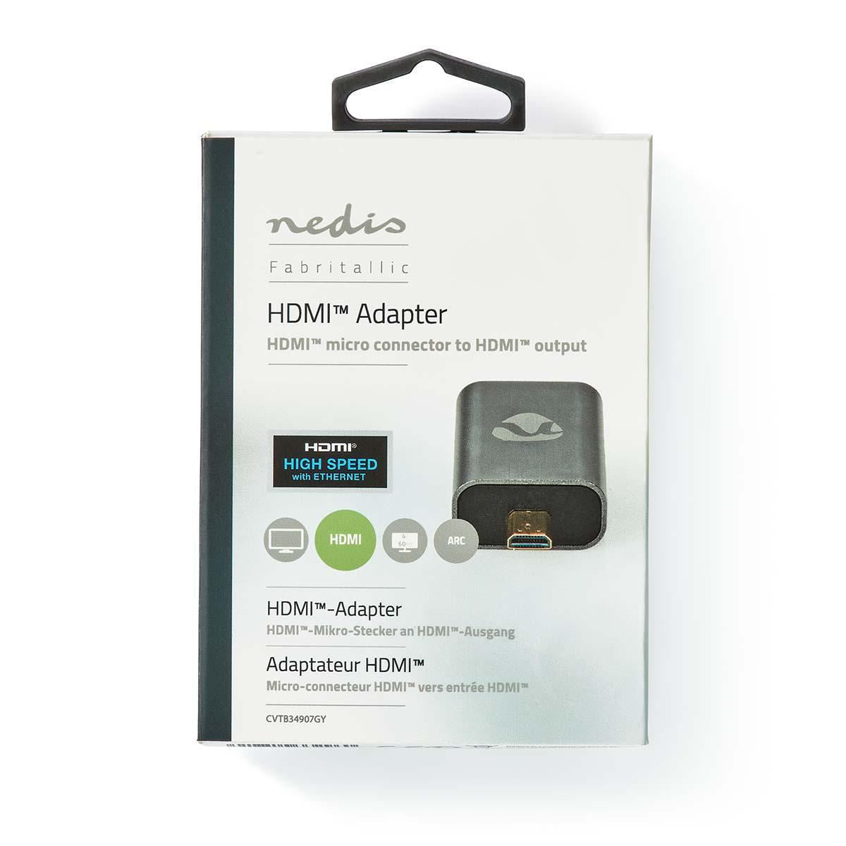 HDMI  AdapterHDMI  Male / HDMI  Micro ConnectorHDMI  Female / HDMI  Output - CVTB34907GY