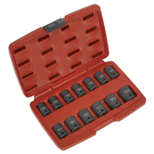 Sealey Impact Socket Set 13pc 1/2"Sq Drive Total Drive AK5613TD