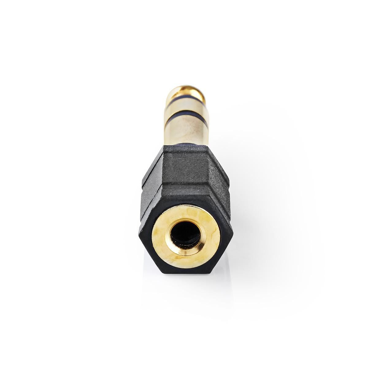 Nedis 10x Stereo Audio Adapter 6.35mm Male to 3.5mm Female Black - CAGP23930BKG