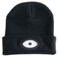 Draper Beanie Hat with 1W Rechargeable Torch - 100 Lumens (Black, One Size) - 99521