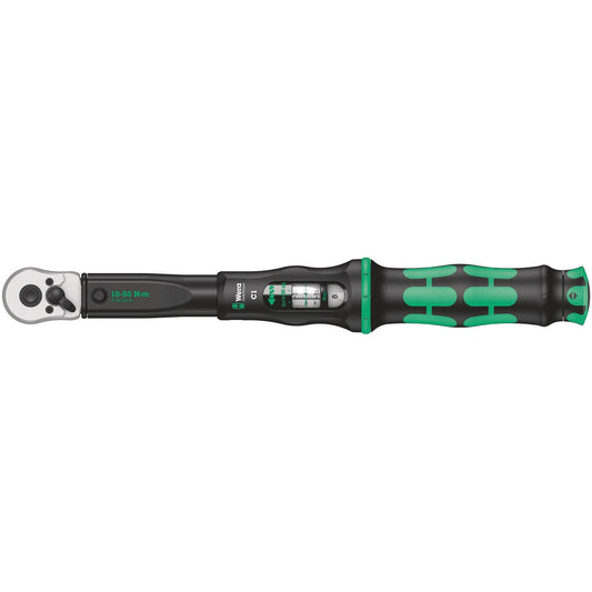 Wera Click Torque C 1 Torque Wrench/Spanner 10 - 50Nm 1/2"  Sq. 075620