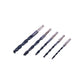 Amtech 5 Piece 1/4" Hex Shank 5 Piece Wood Drill Bit Set 4mm/5mm/6mm/8mm/10mm - F1735