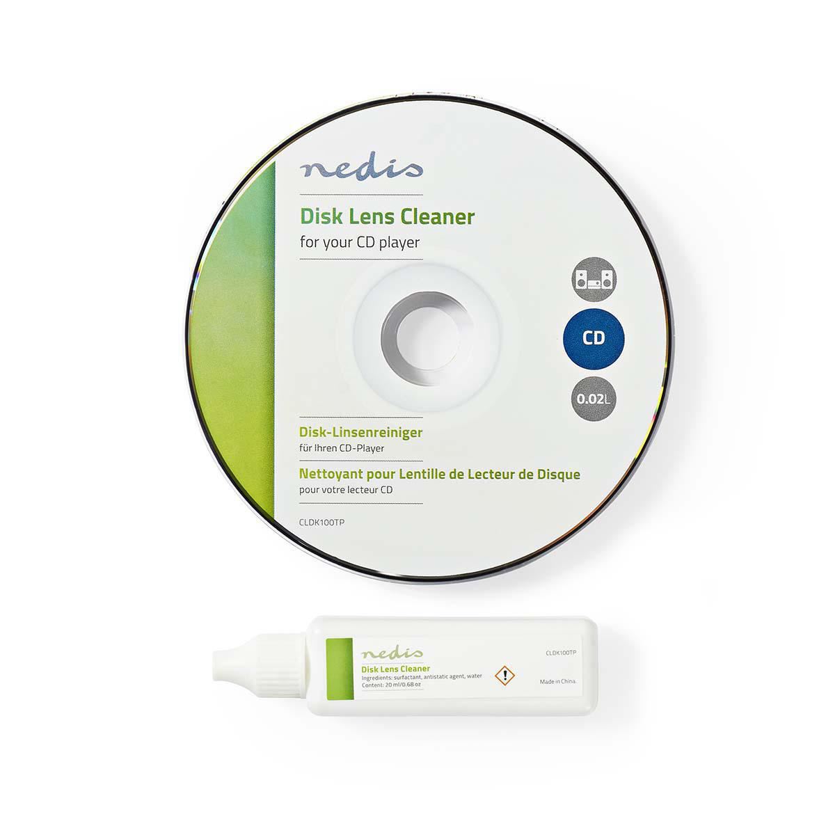 Nedis Disc Lens Cleaner CD 20ml CLDK100TP