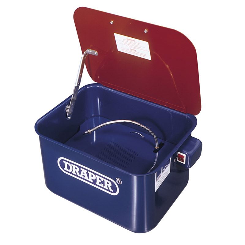 Draper 1x 230V Bench-Mounted Parts Washer Garage Professional Standard Tool - 37826
