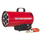 Sealey Space Warmer Propane Heater 54,500Btu/hr LP55