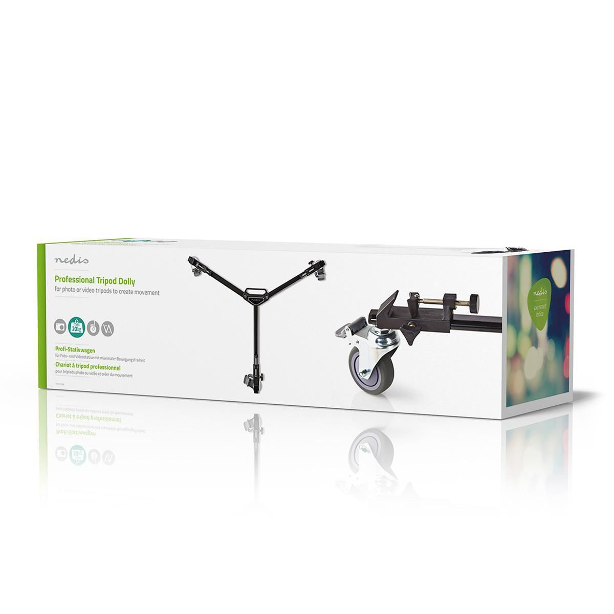 Nedis Tripod Dolly Max 20 kg Black TPDY100BK