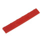 Sealey Polypropylene Floor Tile Edge 400x60mm Red Female-Pack of 6 FT3ERF