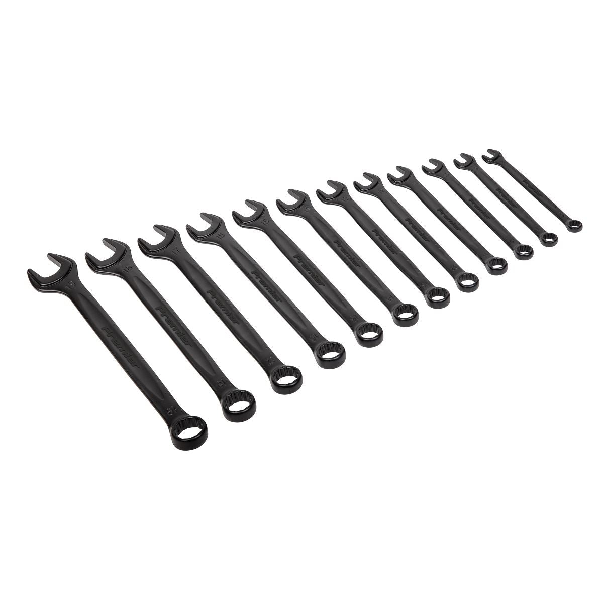 Sealey Combination Spanner Set 12pc Metric - Black Series AK63263B