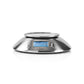 Nedis Digital Kitchen Scales Illuminated LCD Temperature Alarm Clock Metal - KASC111SI