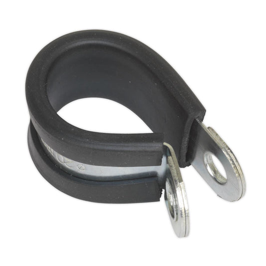 Sealey P-Clip Rubber Lined 21mm Pack of 25 PCJ21