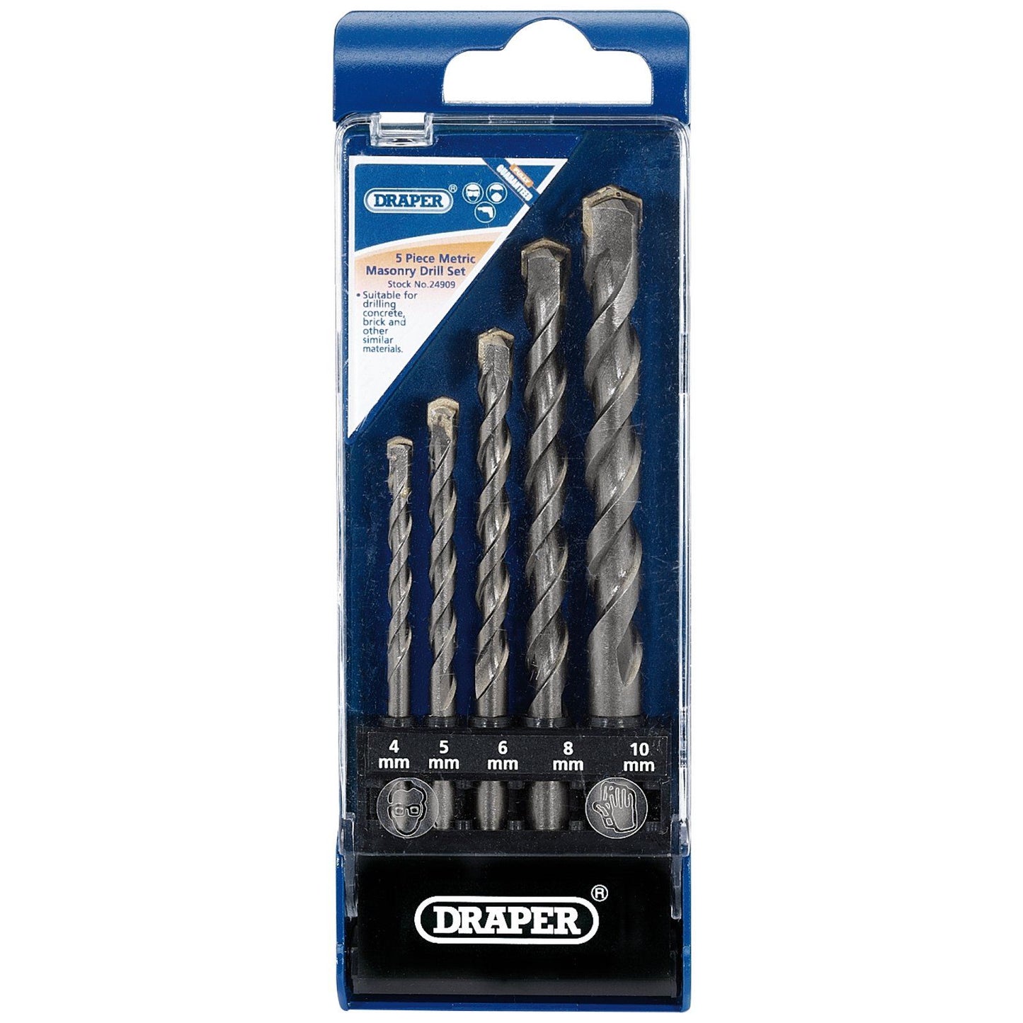 Draper Metric Masonry Drill Set (5 Piece) DS5MSB - 24909