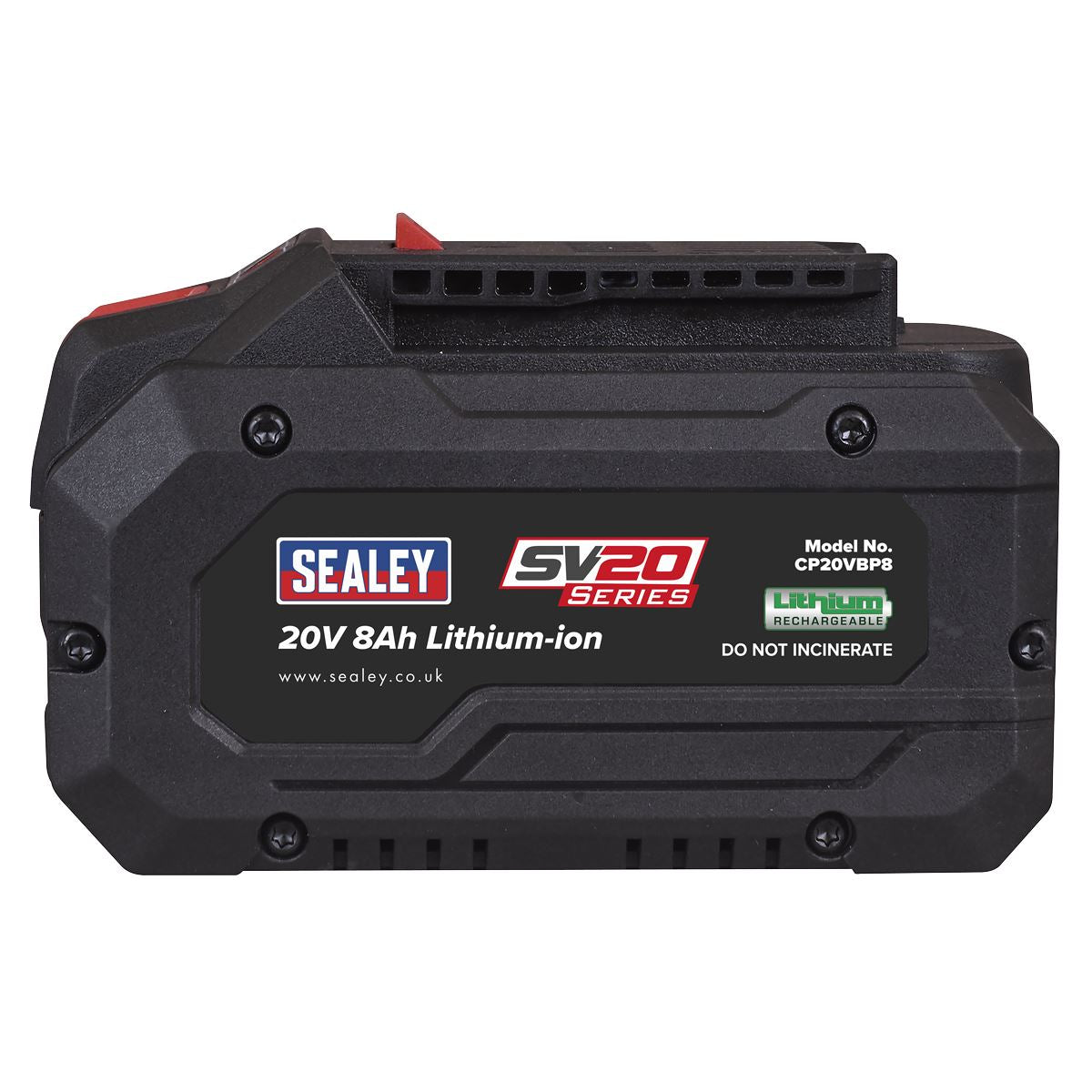 Sealey SV20 Series Power Tool Battery 20V 8Ah CP20VBP8