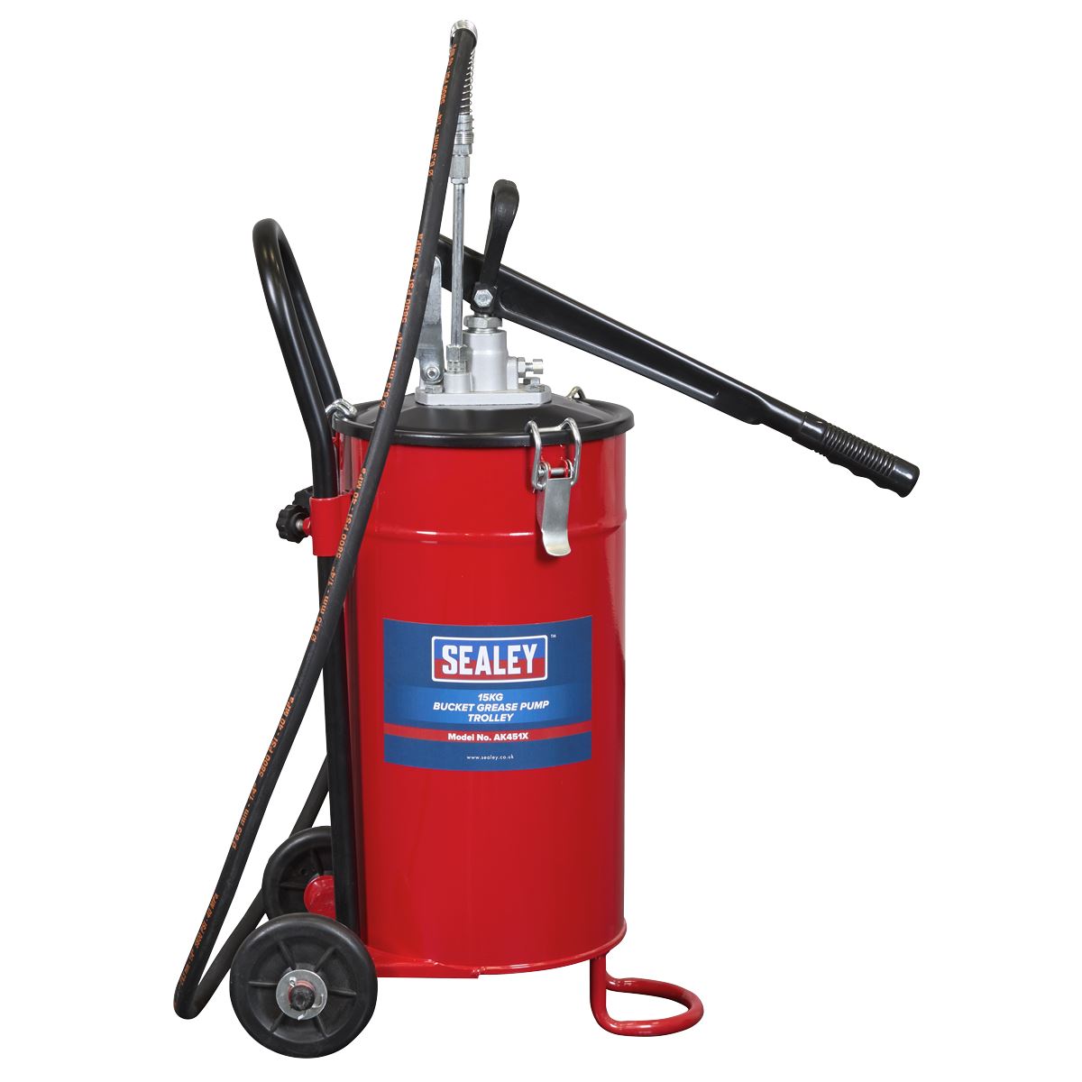 Sealey Bucket Grease Pump Trolley 15kg AK451X