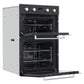 Baridi 90cm Built-In Double Oven, 88L Capacity, Energy Rating A - Black DH279