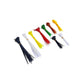 Amtech Assorted Cable Tie 500 Pieces Housed In Storage Tube Tidy Organiser - S0680