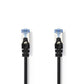 Nedis CAT6a SF/UTP Network Cable RJ45 Male to RJ45 Male 1m Black