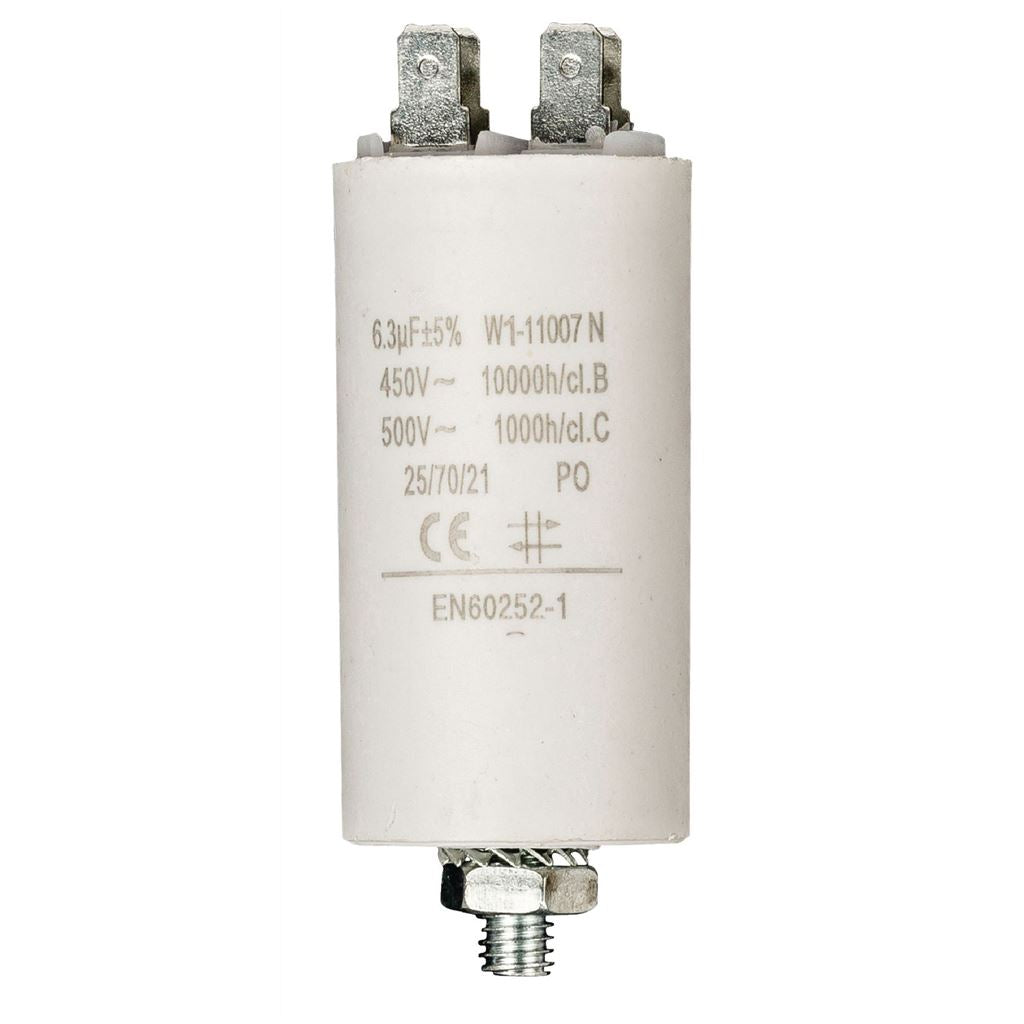 Fixapart 2x Capacitor 6.3uf / 450 v + earth - W1-11007N
