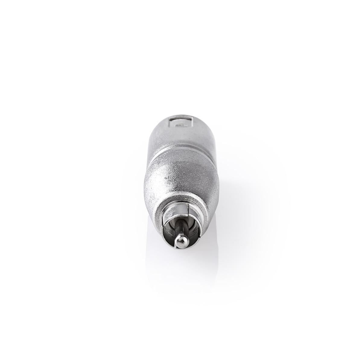 Nedis XLR Adapter XLR 3-pin Male to RCA Male 10 pieces Metal CAGP15931ME