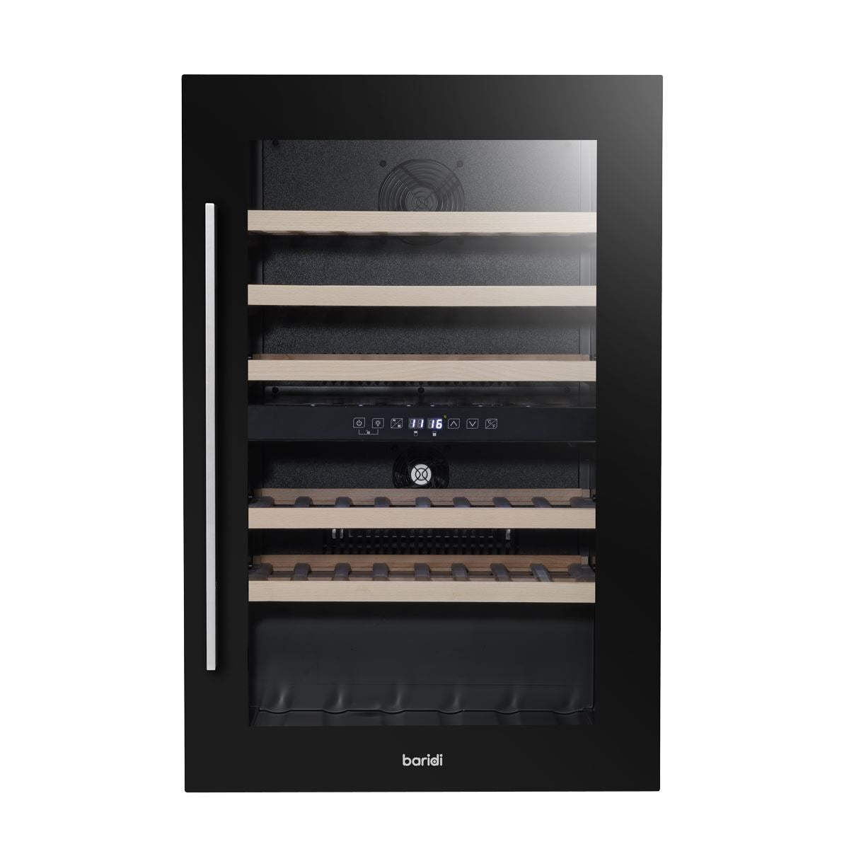 Baridi 57 Bottle Dual Zone Wine Fridge & Cooler 60cm DH118