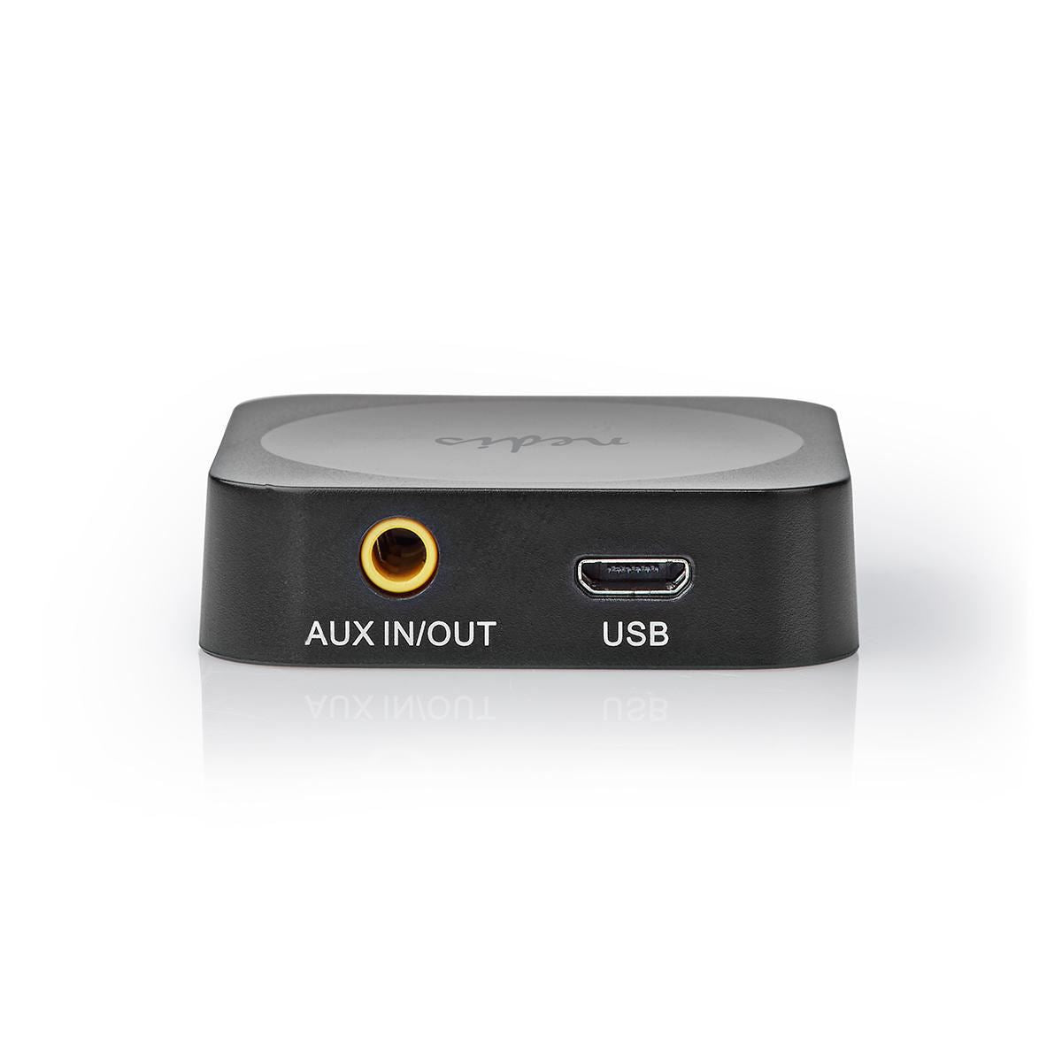 Nedis Bluetooth Audio Transmitter Receiver input 1x AUX SBC Connection - BTTC100BK
