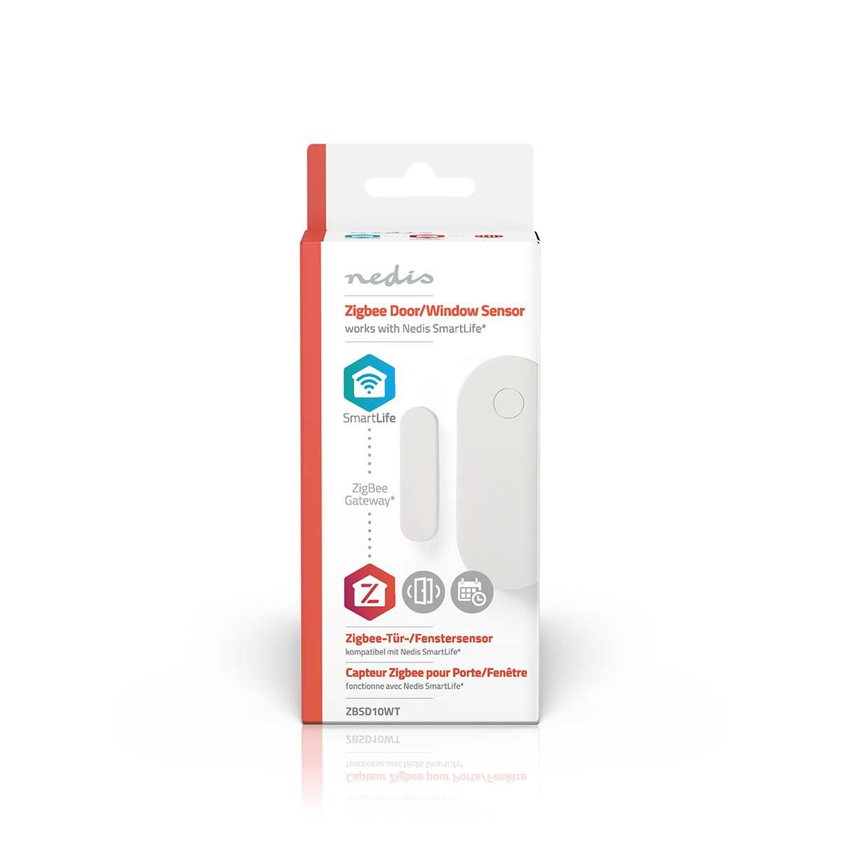 Nedis Smart Door or Window Sensor Zigbee Battery included - ZBSD10WT
