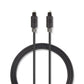 Nedis Optical Audio Cable TosLink Male to TosLink Male 3m Anthracite