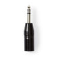 Nedis XLR Adapter Stereo XLR 3-pin Male to 6.35mm Male Black COTP15943BK