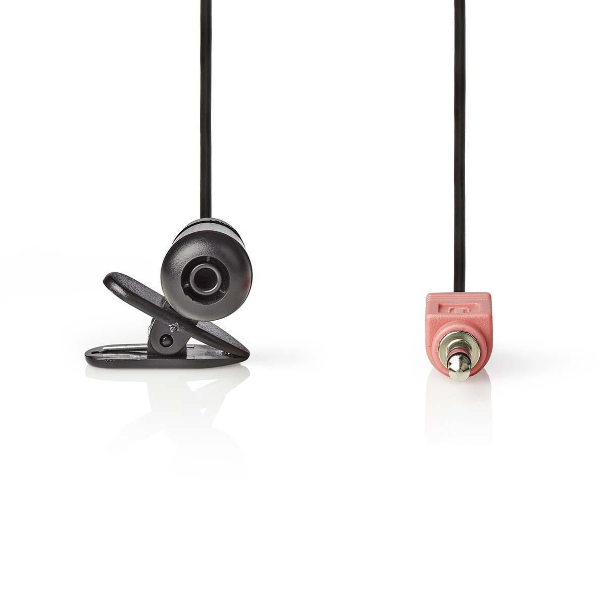 Nedis Wired Microphone Clip-on 3.5mm Black MICCJ100BK