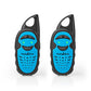 Nedis Walkie-Talkie Range 3 km 3 Channels PTT 2 Pieces Blue/Black - WLTK0300BU