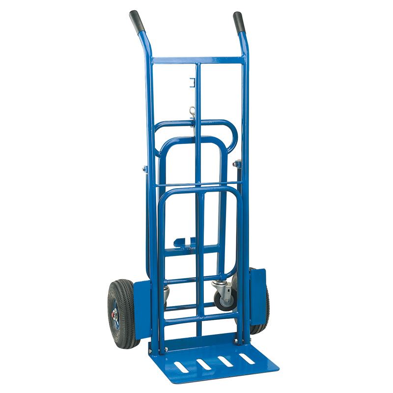 Draper 85673 - 3 in 1 Heavy Duty Steel Frame Sack Truck Sack Barrow