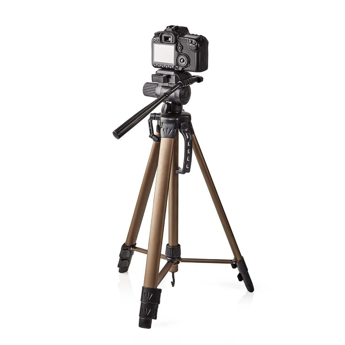 Nedis Tripod Pan & Tilt Max 3.5 kg 161cm Black/Silver TPOD2300BZ