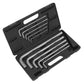 Sealey Jumbo Hex Key Set 10pc Extra-Long Metric AK6143